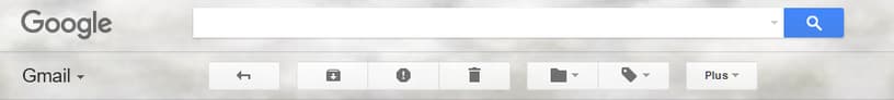 Extrait de l'interface de Gmail
